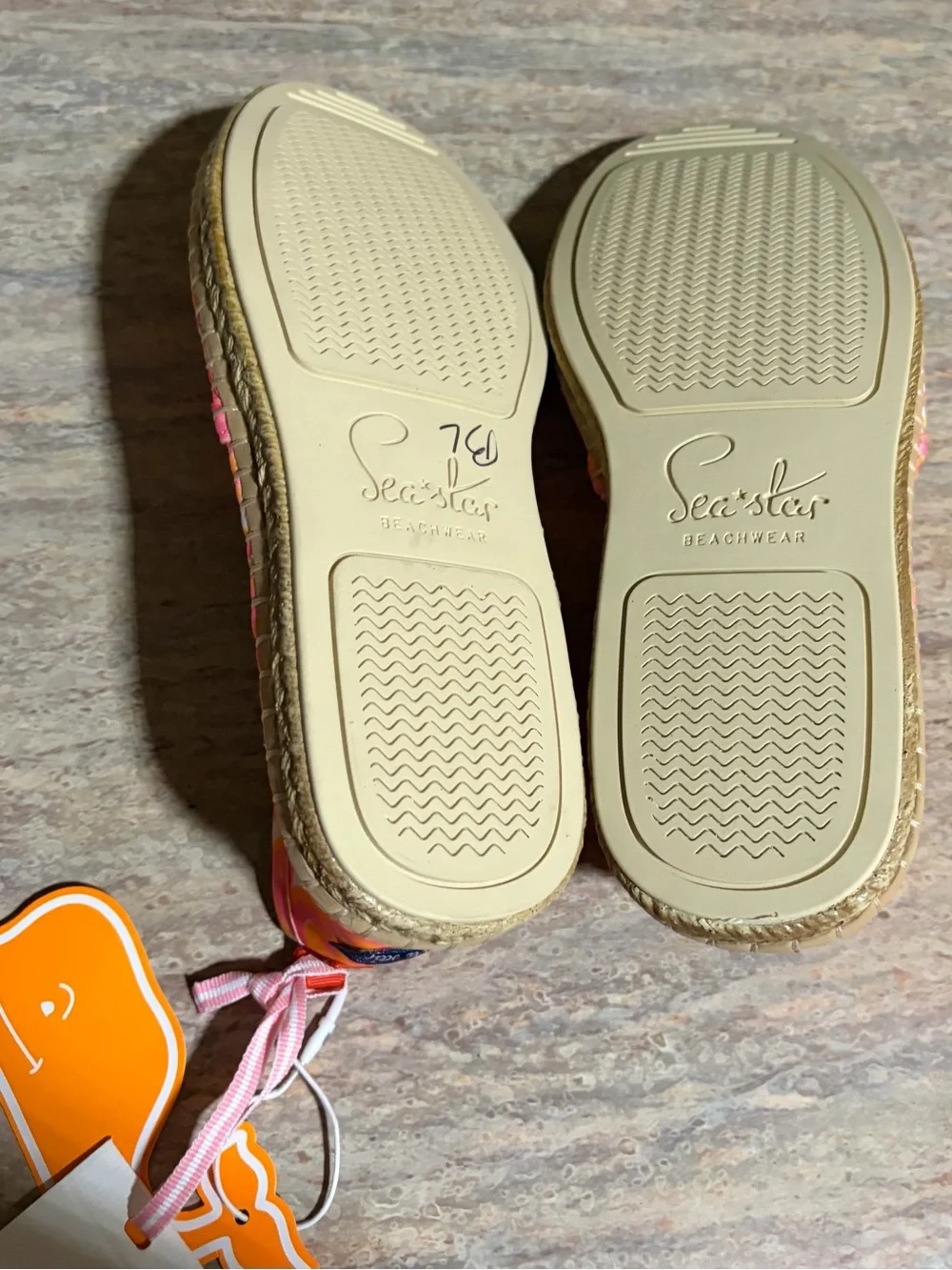 NWT Vineyard Vines X Sea Star Beachcomber Neon Summer Blooms Espadrille